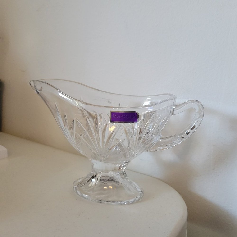 Marquis by Waterford FTD Crystal Sauce Boat.